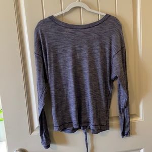 Open back, tie lululemon shirt